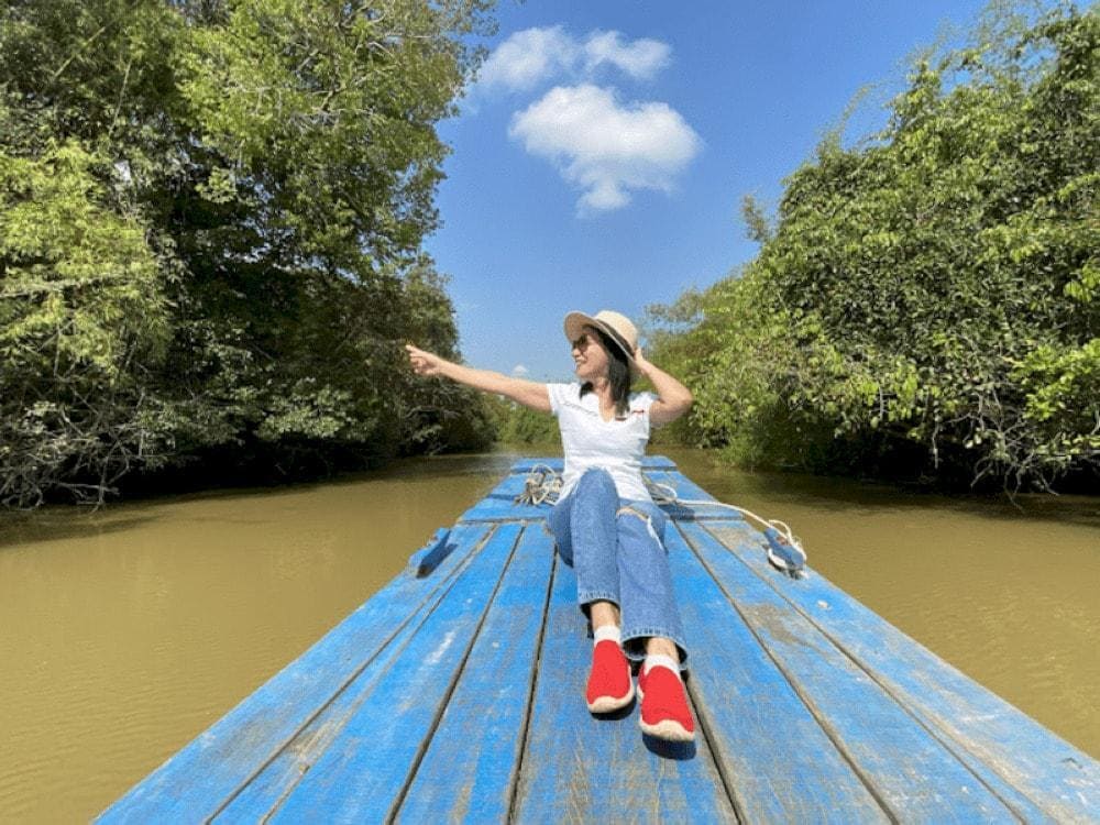 The Vam Co River is one of the most significant rivers in Long An, providing water for irrigation and transportation